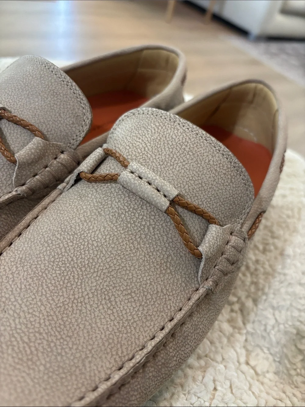 Martin Dingman 100% leather loafers- Made in Brazil - Mens 9.5M brand NEW